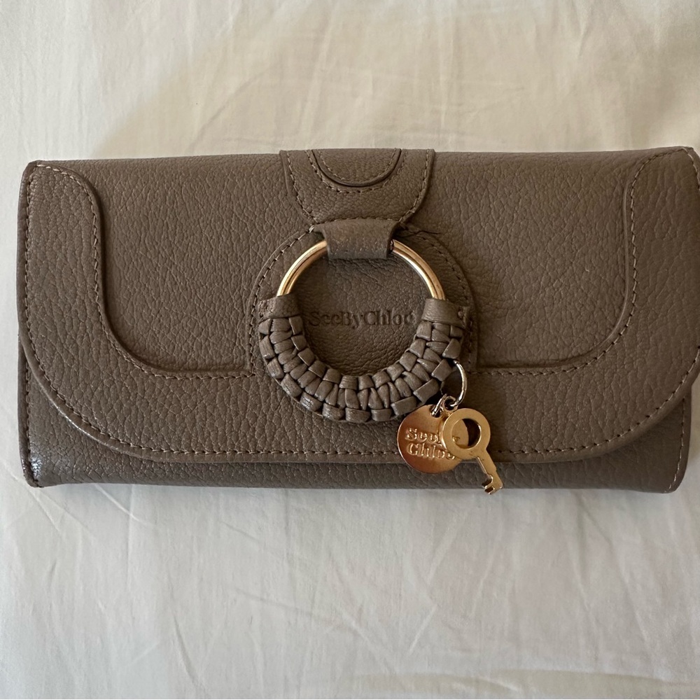 See By Chloe Taupe Wallet